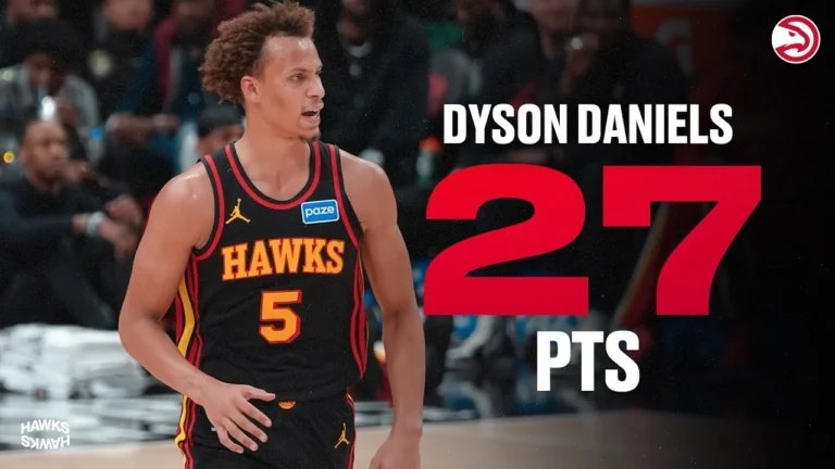 Dyson Daniels scores season-high 27 points in Hawks Win over 76ers