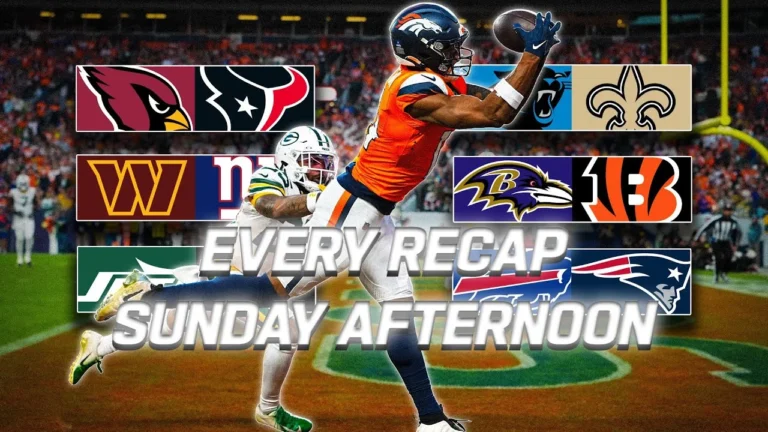 Every Recap from Sunday Afternoon 2025 NFL Season Week 15