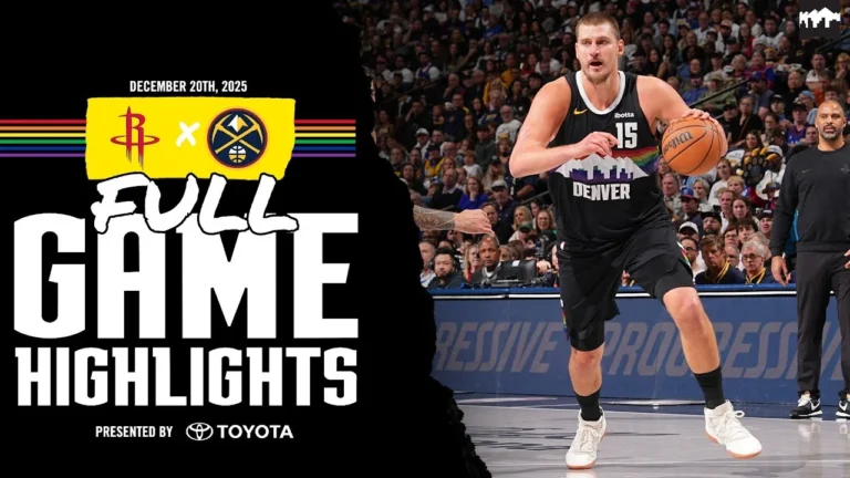 Denver Nuggets vs. Houston Rockets Highlights Toyota Game Recap