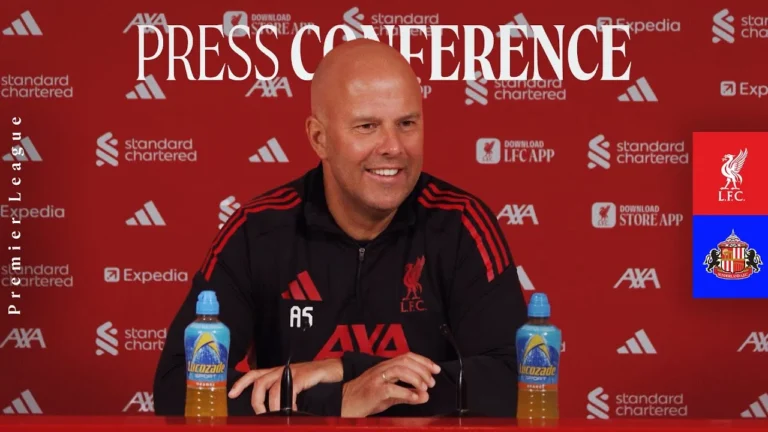 Live: Arne Slot’s Press Conference: Liverpool vs Sunderland