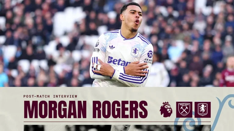 The RESILIENCE, the FIGHT and the DETERMINATION POST MATCH Morgan Rogers on West Ham Victory