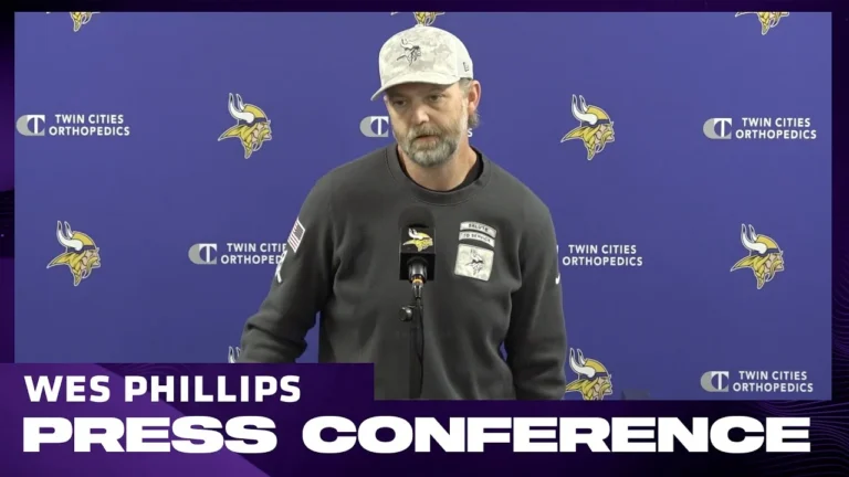 Wes Phillips on Offensive Line & Pass Protection, J.J. McCarthy’s Play, Jalen Nailor’s Strengths