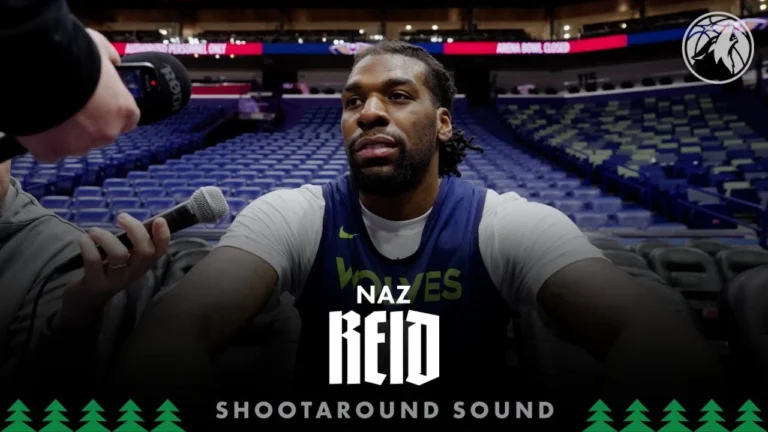 Making Sure We Take Care Of Business Tonight & Thursday. Naz Reid Shootaround Sound 12.02.25