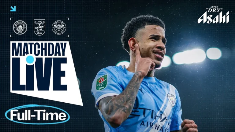 SAVINHO SENDS CITY TO THE SEMI FINAL! MATCHDAY LIVE! Man City 2-0 Brentford Carabao Cup