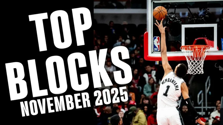San Antonio Spurs Top Blocks from the Month of November 2025-26 Season