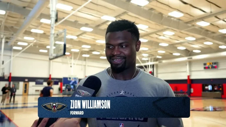Zion Williamson on coming off the bench, team offense Pelicans Practice 12 17 2025