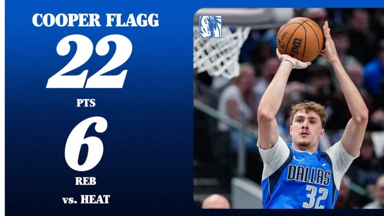 Cooper Flagg (22 PTS 6 REB) vs. Miami Heat December 3, 2025