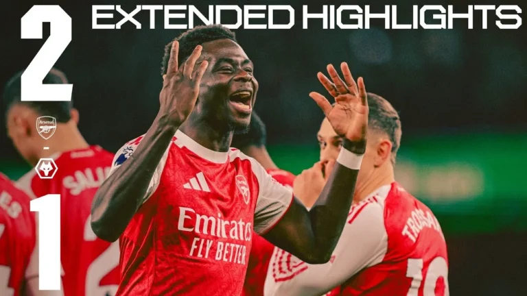 A DRAMATIC END AT EMIRATES STADIUM EXTENDED HIGHLIGHTS Arsenal vs Wolves (2-1) EPL
