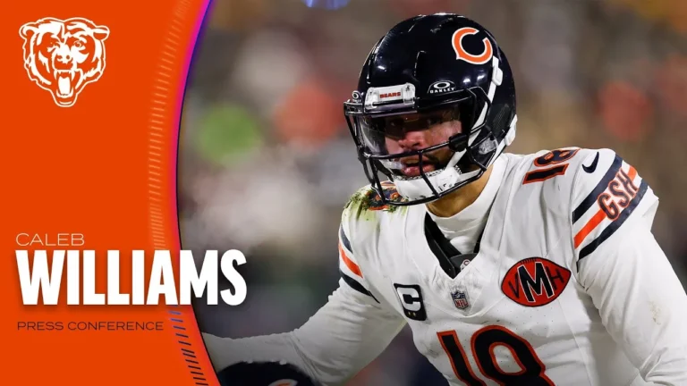 Caleb Williams previews matchup vs. Browns Press Conference