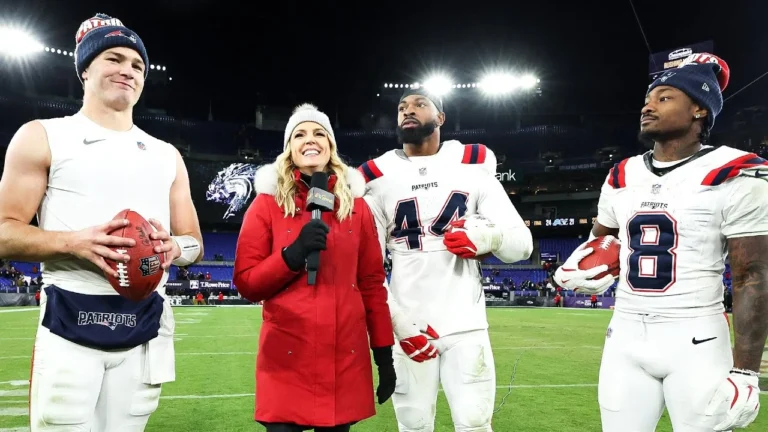 Drake Maye, Stefon Diggs & K’Lavon Chaisson Sunday Night Football Postgame Interview Patriots