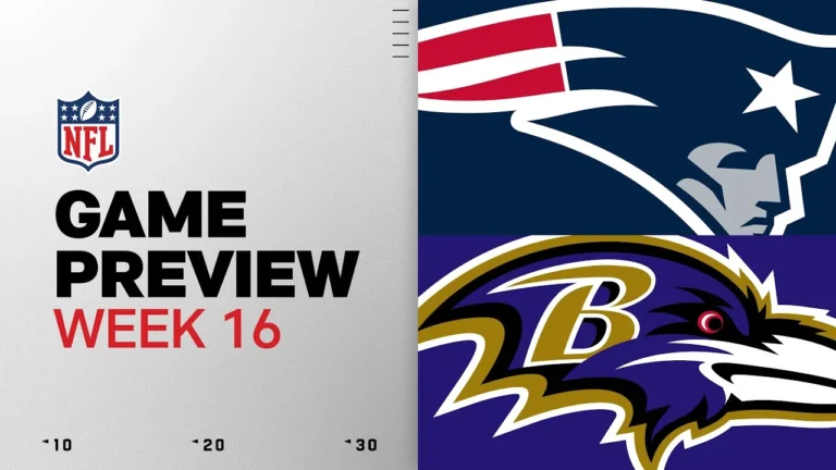 New England Patriots vs Baltimore Ravens Week 16 Game Preview