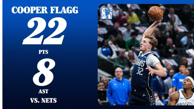 Cooper Flagg (22 PTS 8 AST) vs. Brooklyn Nets December 12, 2025