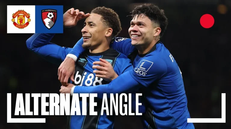 UNSEEN angles of incredible 4-4 Manchester United draw! Alt Angle