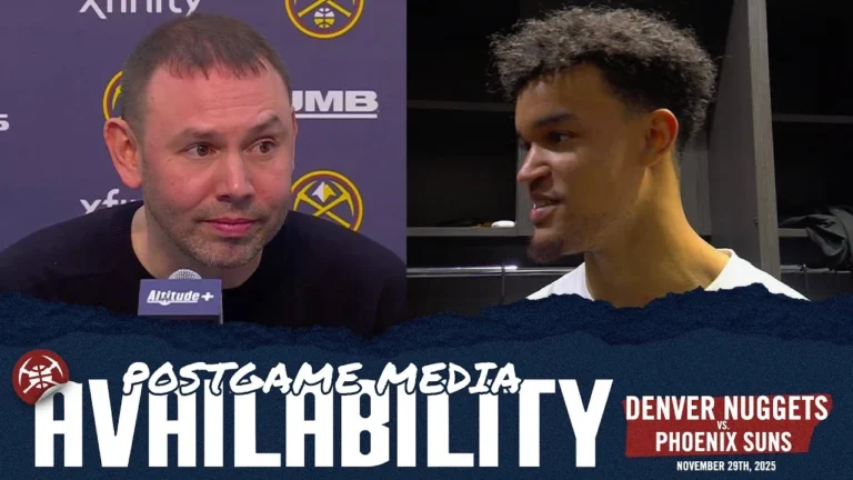ALL Denver Nuggets Postgame Media vs. PHX