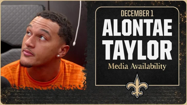 Alontae Taylor on performance vs. Dolphins New Orleans Saints