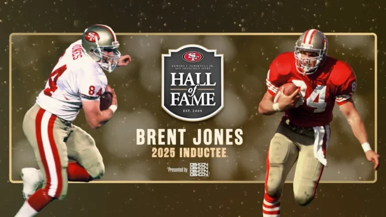 Halftime Ceremony: Brent Jones Joins the 49ers Hall of Fame