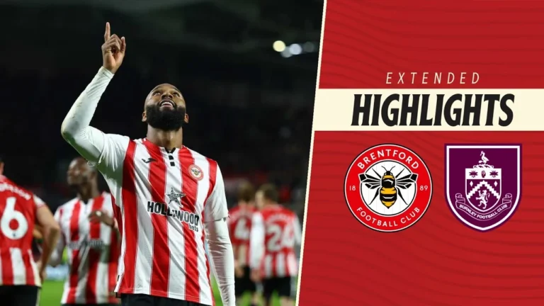 Brentford 3-1 Burnley Extended Premier League Highlights