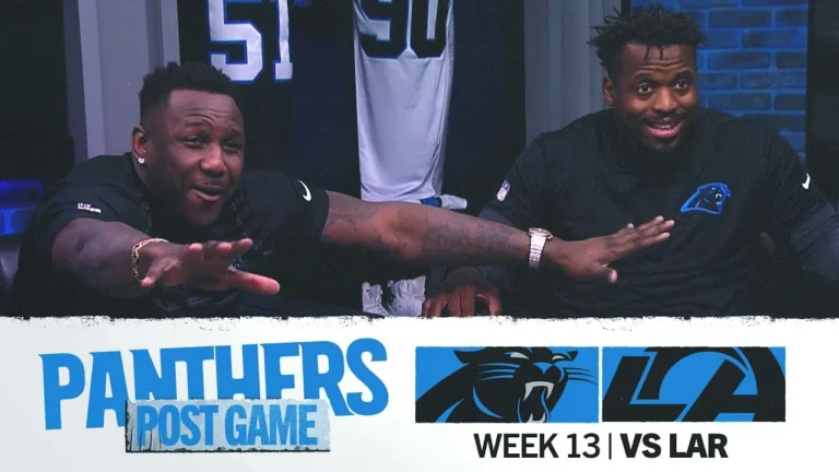 Panthers vs Rams Week 13 Reaction Postgame Show Carolina Panthers
