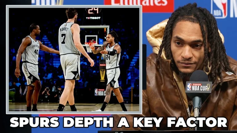 Devin Vassell on How Spurs’ Depth Helped Advance to NBA Cup Final
