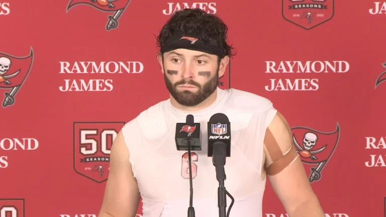 Baker Mayfield Speaks on Game vs. New Orleans Press Conference Tampa Bay Buccaneers