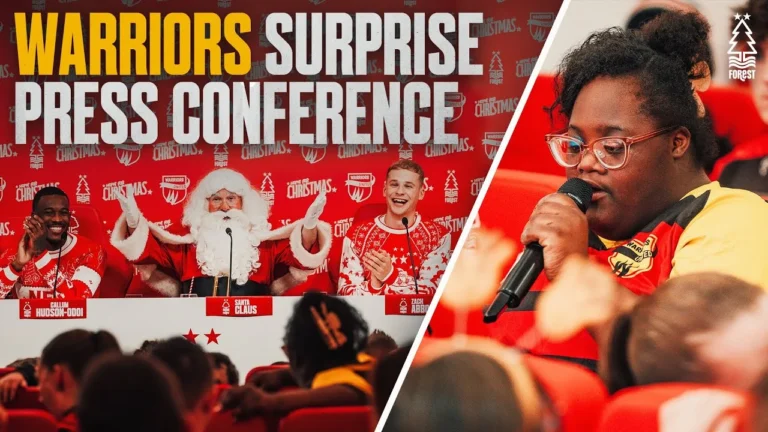 Warriors United Press Conference Special Q&A with Santa, Abbott & Hudson-Odoi