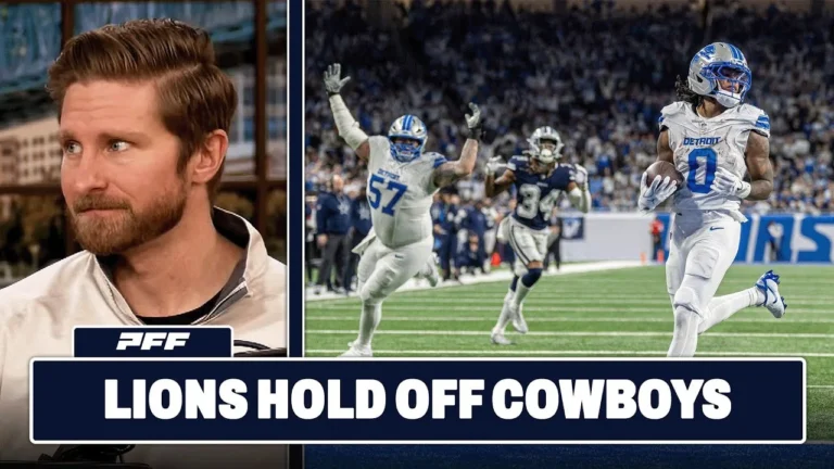 Dallas Cowboys vs. Detroit Lions Review PFF Grade Release Show