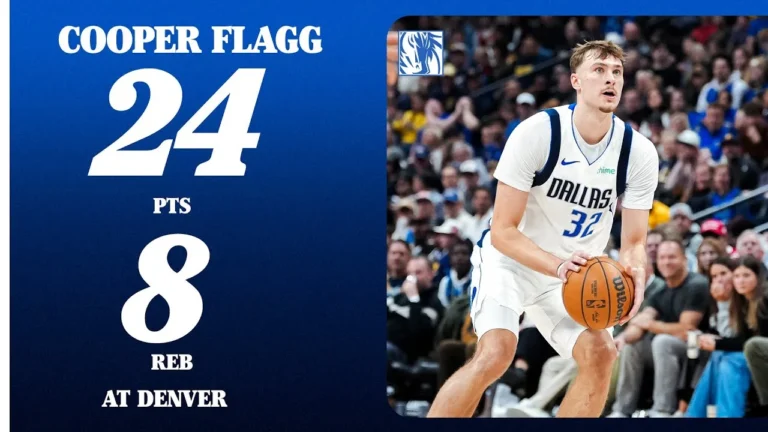 Cooper Flagg (24 PTS 8 REB) at Denver Nuggets December 1, 2025
