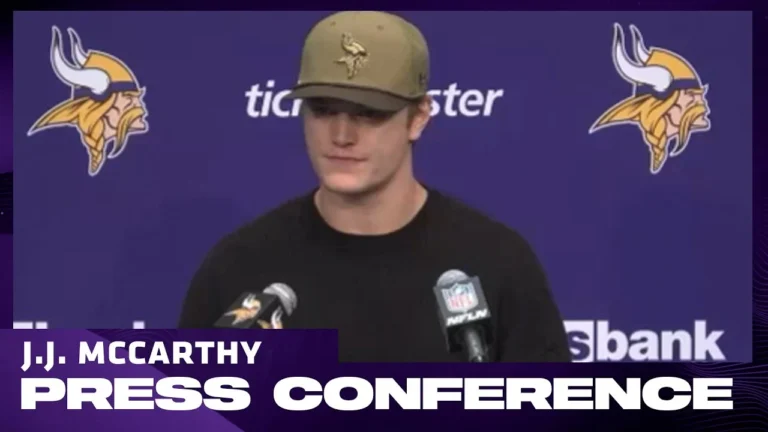 J.J. McCarthy on Sunday Being ‘Step In The Right Direction,’ Keys To Improved Play