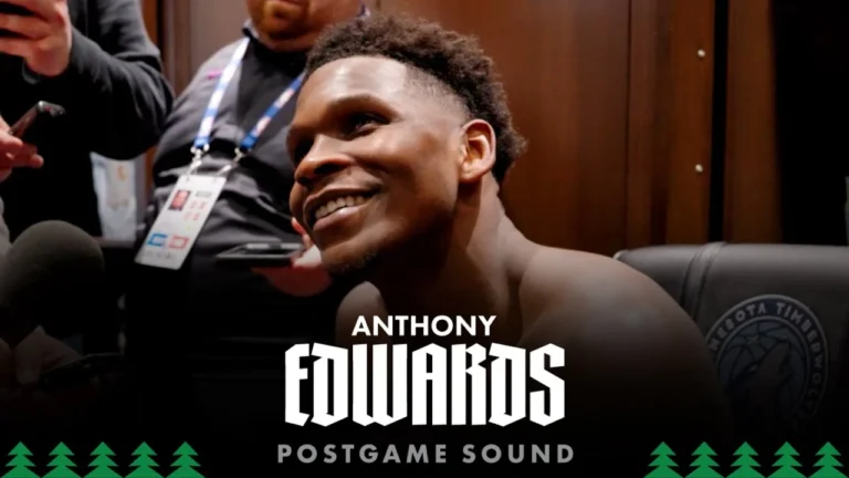 I Shoot That Shot 1,000 Times A Week Anthony Edwards Postgame Sound 12.19.25