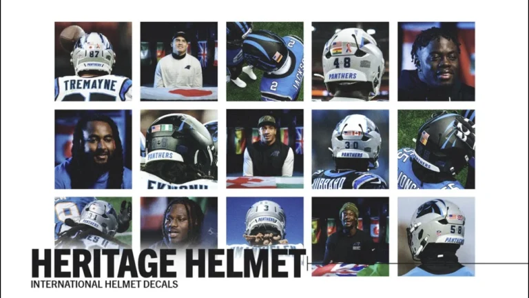Heritage Helmet: Players Share Stories and Represent their Heritage on Game Day Carolina Panthers