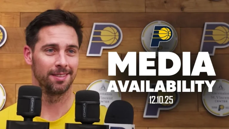Indiana Pacers Media Availability December 10, 2025