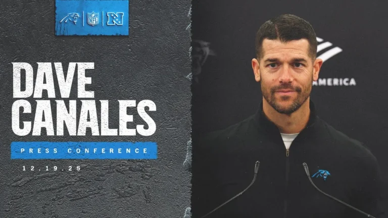 Dave Canales gives final update ahead of Buccaneers game Carolina Panthers