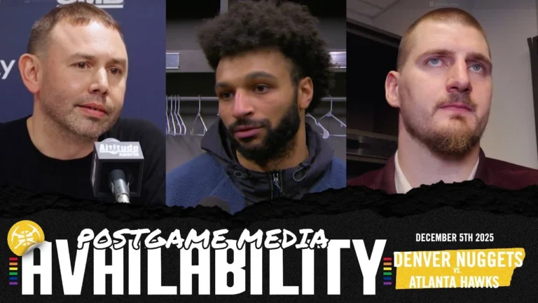 ALL Denver Nuggets Postgame Media vs. ATL