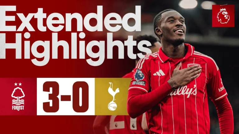 HUDSON-ODOI STUNNER! Nottingham Forest 3-0 Tottenham Hotspur Extended Highlights