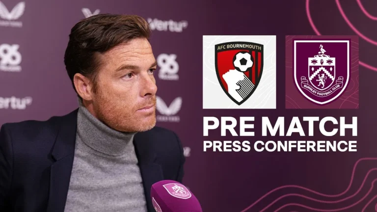 Scott Parker’s Press Conference Ahead Of Cherries Clash PRESS Bournemouth v Burnley