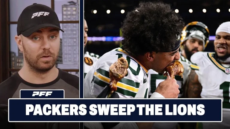 Green Bay Packers vs. Detroit Lions Review PFF Grade Release Show