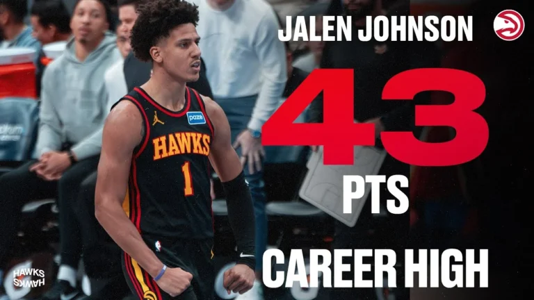 Jalen Johnson drops career-high 43 Points for Hawks on 24th Birthday