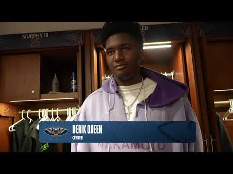 Derik Queen on his 1st career triple double Pelicans-Spurs Postgame interview 12 8 25