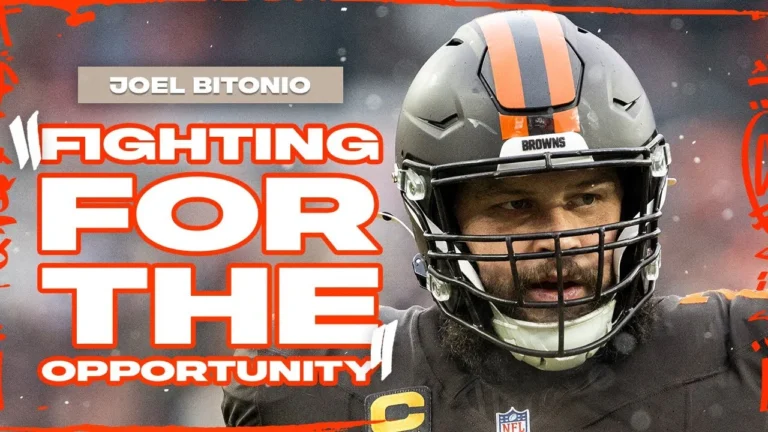 Joel Bitonio Press Conference: Fighting for the opportunity
