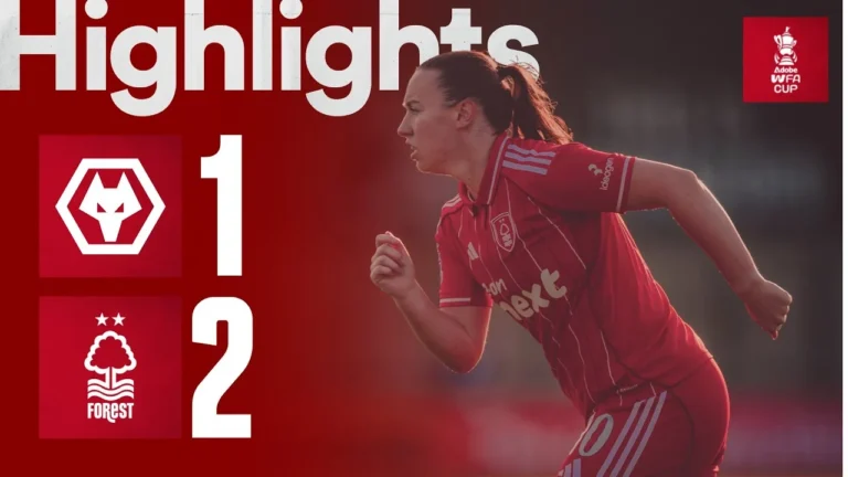 Through To Round Four! Wolves 1-2 Forest Women Adobe Women’s FA Cup Highlights