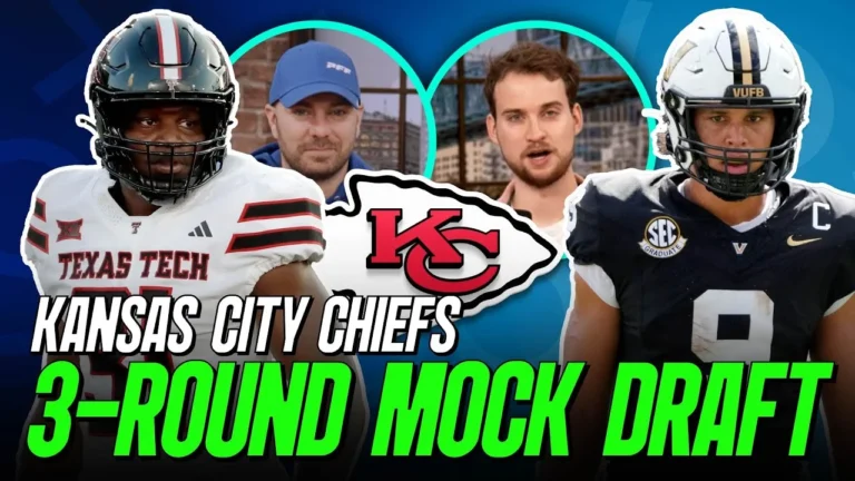 Kansas City Chiefs 3 Round Mock Draft PFF