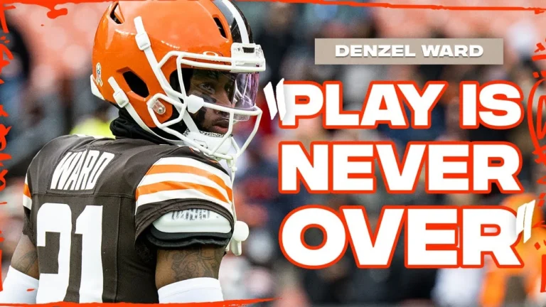 Denzel Ward Press Conference: Play is never over