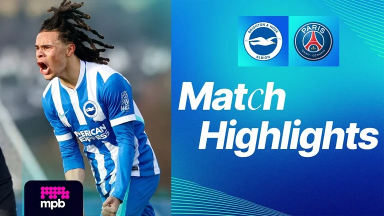 HIGHLIGHTS Brighton v PSG PL International Cup