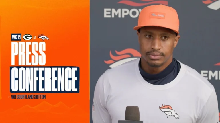 WR Courtland Sutton on matchup with Packers: Theyre a really good team