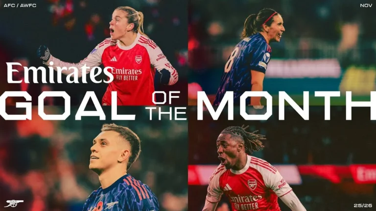 TEN INCREDIBLE STRIKES! November Emirates Goal of the Month