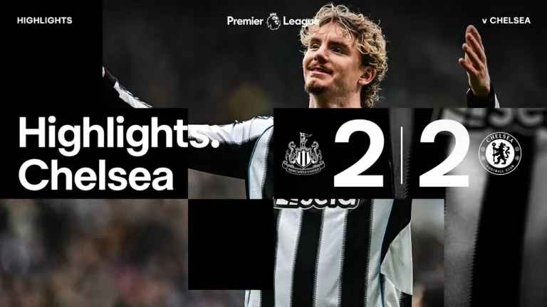 Newcastle United 2 Chelsea 2 Premier League Highlights