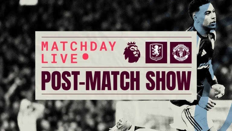 Villa 2-1 Man Utd Post-match Live Avlmun