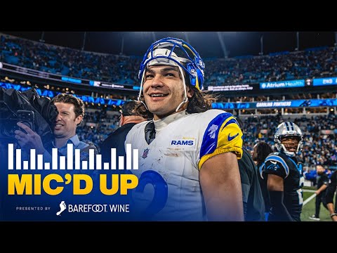 Puka Nacua Mic’d Up For 2-Touchdown Game vs. Panthers In Wild Card Round Rams Mic’d Up