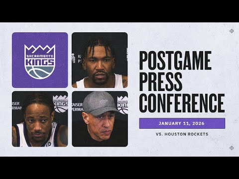 Malik Monk, DeMar DeRozan & Coach Christie Postgame Interviews 1.11.26