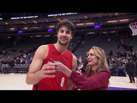 Deni Avdija Postgame Interview Brightside Windows Baseline Report vs Kings January 18th, 2026